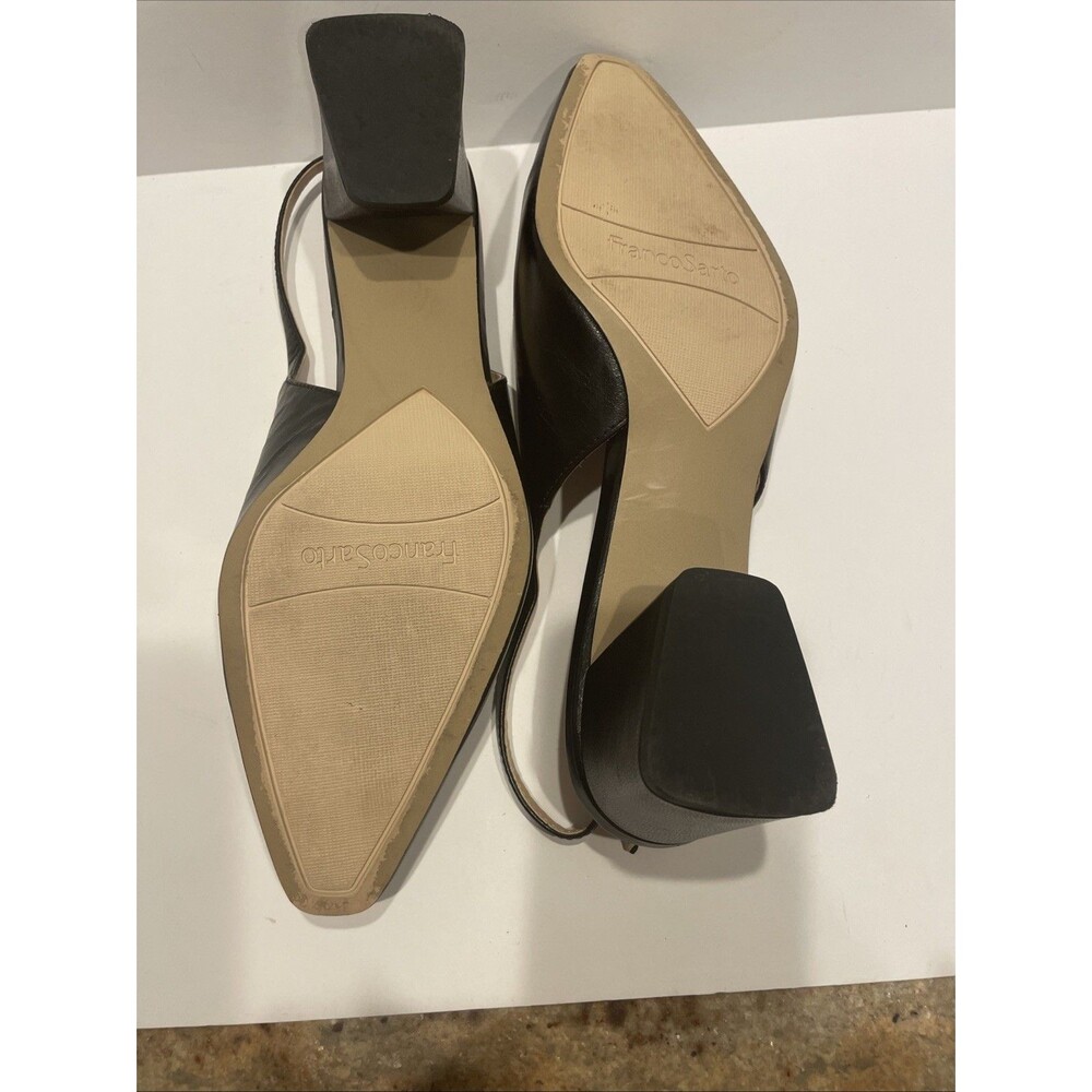 Franco Sarto Black Leather Slip Back Size 8.5 NIB - Picture 10 of 12